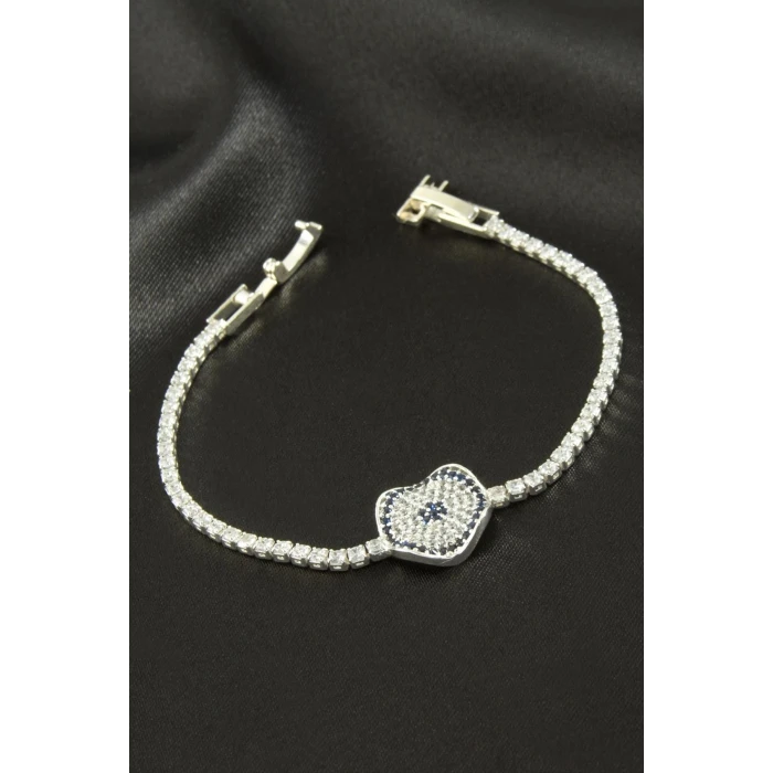 ieg™ Dalgalı Oval Zirkon Taşlı Çocuk Bileklik 16 cm