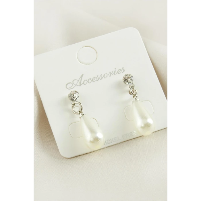 ieg™ Damla İnci Taşlı Küpe