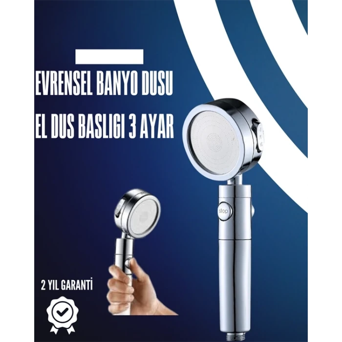 ieg™ Dayanıklı ve Ergonomik Tasarımlı Ayarlanabilir El Duş Başlığı