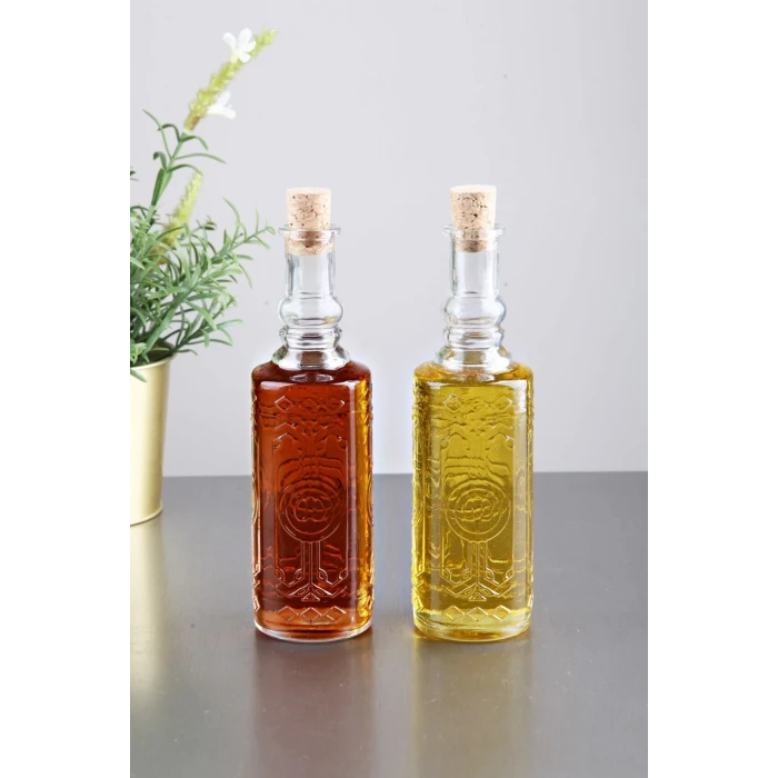 ieg™ Dekor Yağdanlık - Sirkelik Şişe 2li Set
