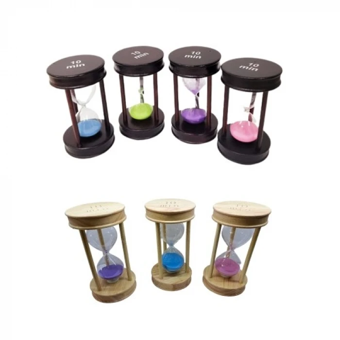 ieg™ Dekoratif Ahşap 10 Dakika Kum Saati