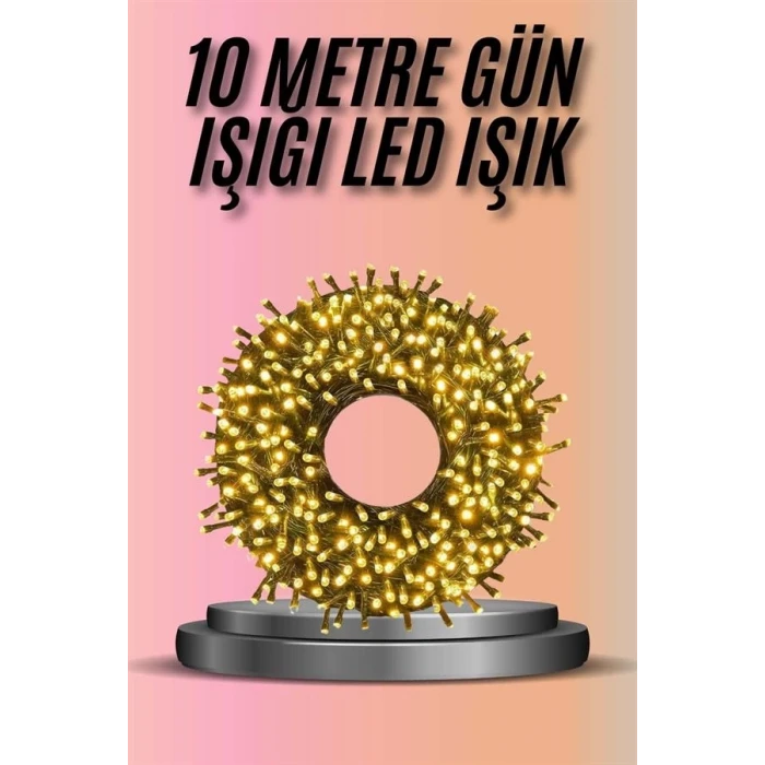 ieg™ Dekoratif Aydınlatma Ampüllü 10 Metre Gün Işığı Şerit Led