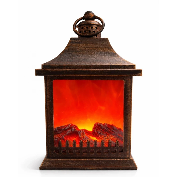 ieg™ Dekoratif Ledli Şömine Lamba Model 2