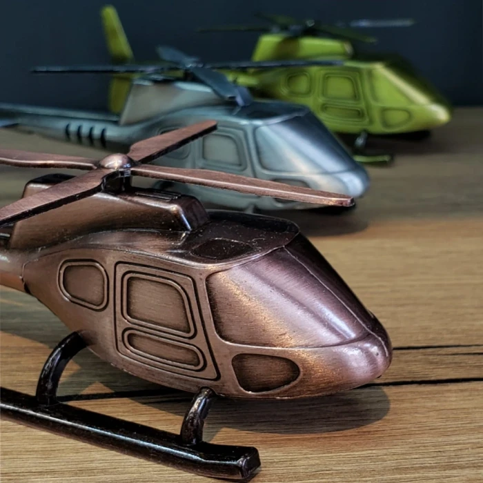 ieg™ Dekoratif Metal Helikopter