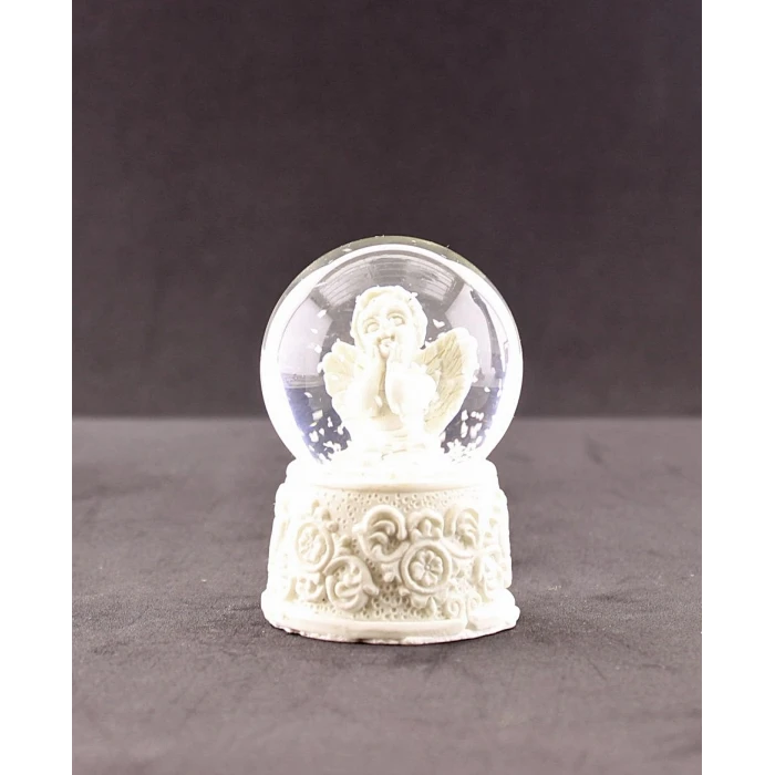 ieg ™ Dekoratif Mini Kanatlı Melek Kar Küresi 6 cm