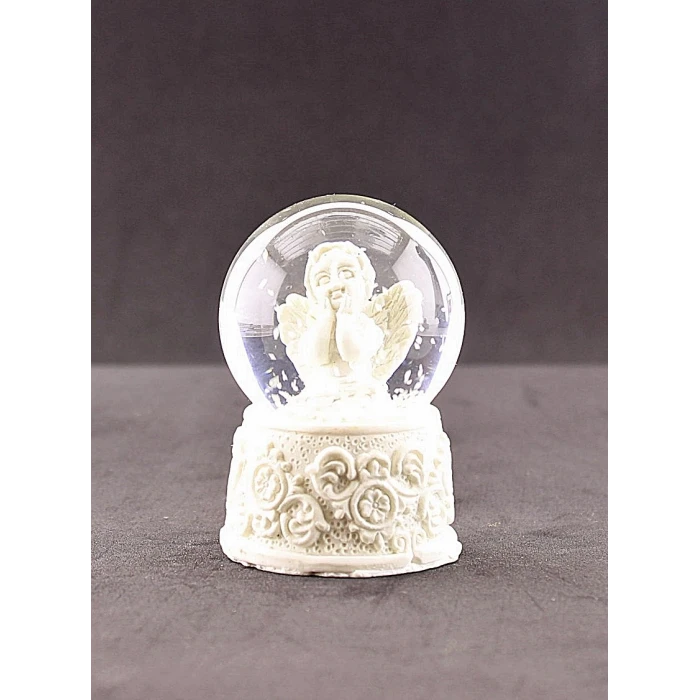 ieg ™ Dekoratif Mini Kanatlı Melek Kar Küresi 6 cm