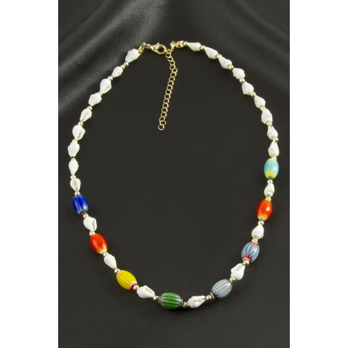 ieg™ Deniz Kabuğu Cam Boncuk Kolye