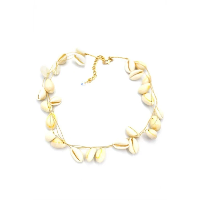 İEG Deniz Kabuğu Kolye - Beyaz