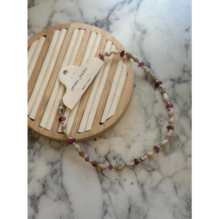 ieg™ Deniz Kabuğu Kolye - Mor