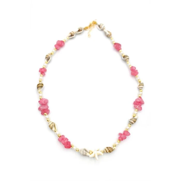 ieg™ Deniz Kabuğu Kolye - Nar Çiçeği