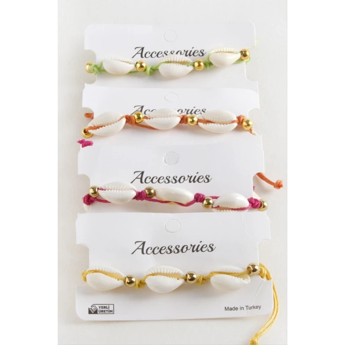 ieg™ Deniz Kabuğu Makrome İp Bileklik