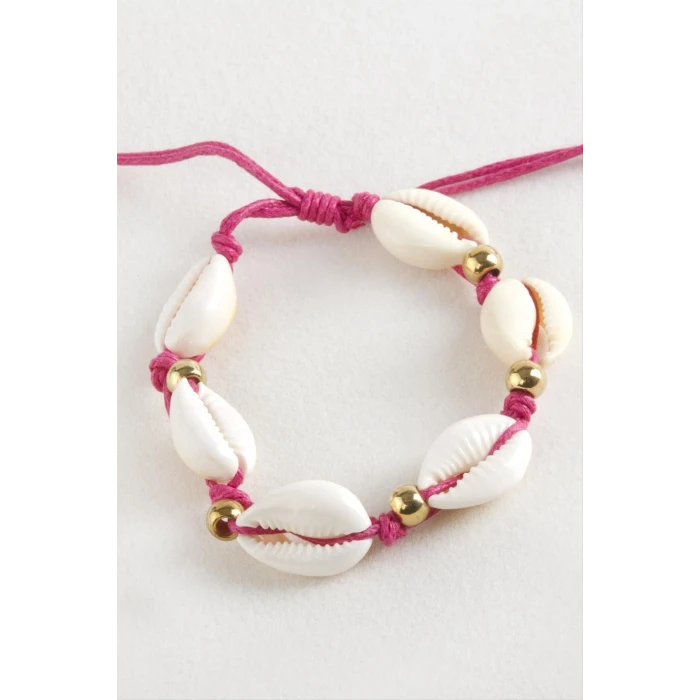 ieg™ Deniz Kabuğu Makrome İp Bileklik