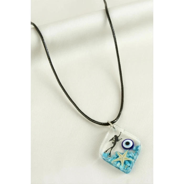 ieg™ Deniz Yıldızı Beşgen Epoksi Kolye