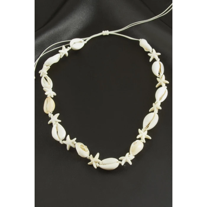 ieg™ Deniz Yıldızı İstiridye Makrome Kolye