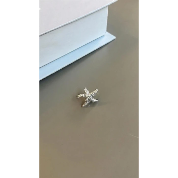 İEG Deniz Yıldızı Kıkırdak Küpe - Gümüş