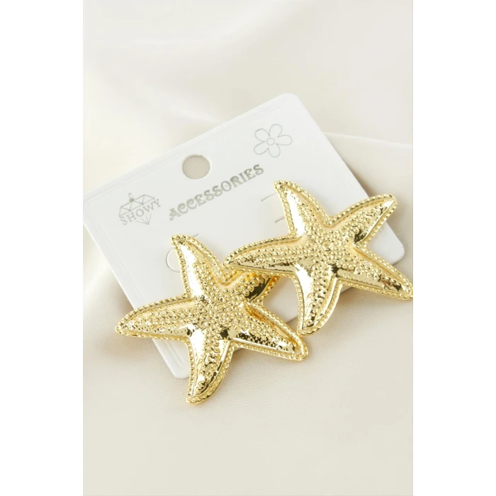 ieg™ Deniz Yıldızı Metal Küpe