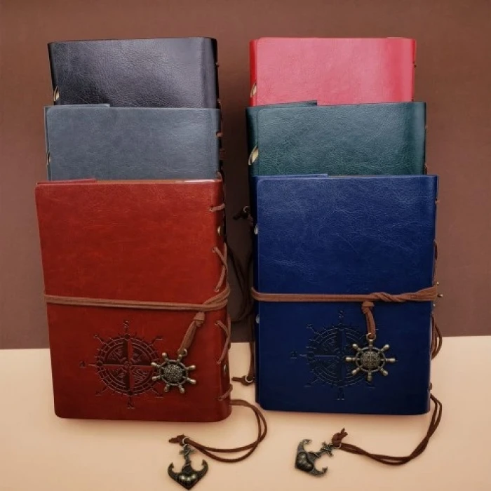 ieg™ Deri Pusula Tasarımlı Defter