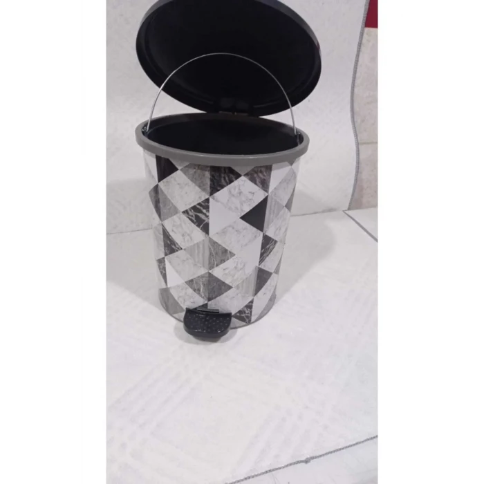 İEG Desenli Pedallı Çöp Kovası No:3 -MRD153