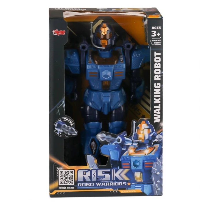 ieg™ DF-6051 Işıklı ve Müzikli Roket Atan Robot- Vardem Oyuncak