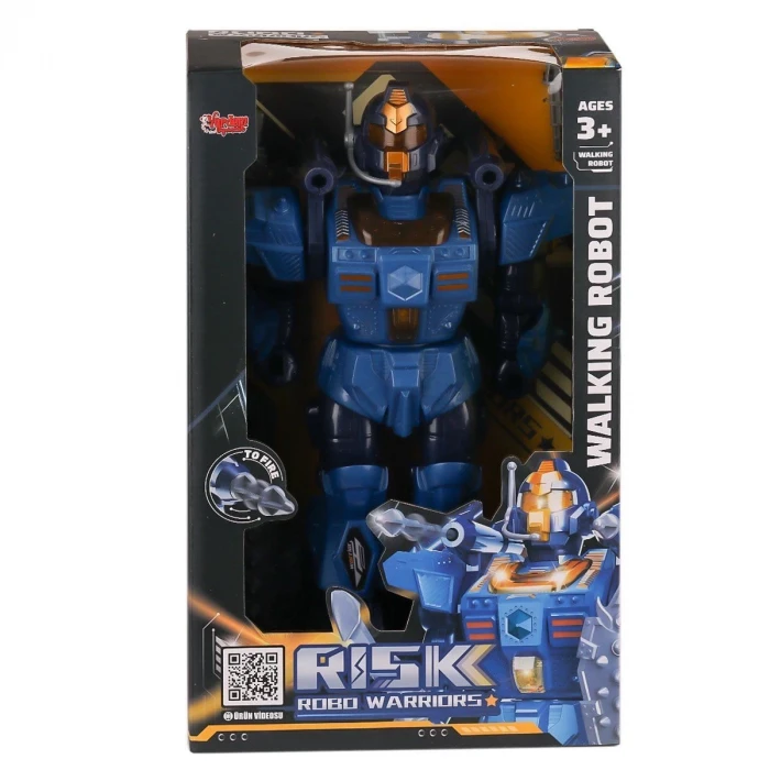 ieg™ DF-6051 Işıklı ve Müzikli Roket Atan Robot- Vardem Oyuncak