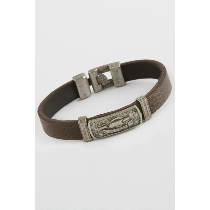 ieg™ Dikdörtgen Kaliteli Suni Deri Bileklik