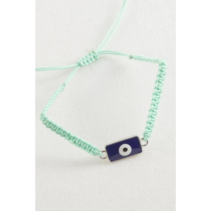 ieg™ Dikdörtgen Nazar Makrome Örgülü Bileklik