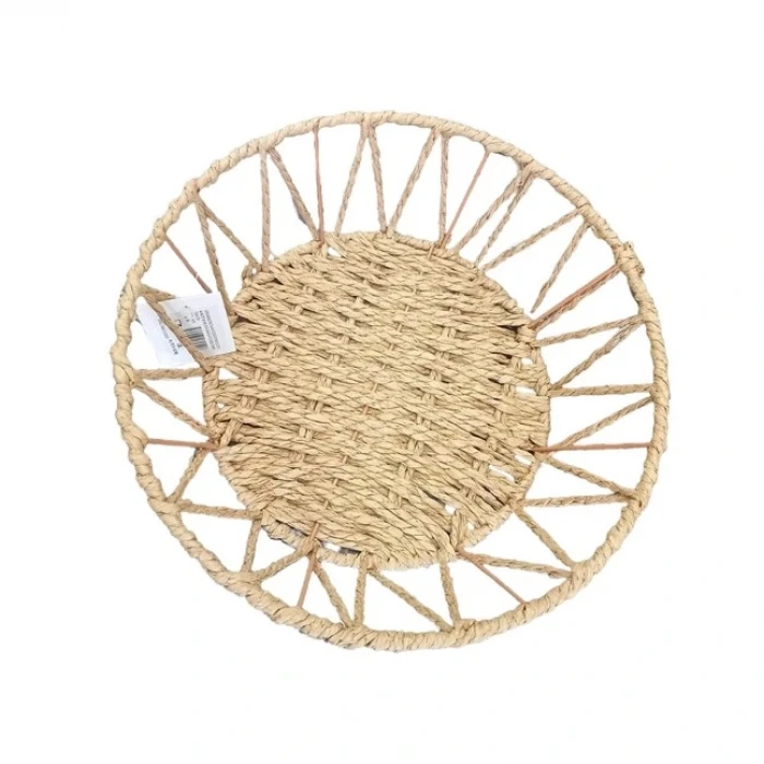 ieg™ Doğal Örgü Yuvarlak Sepet