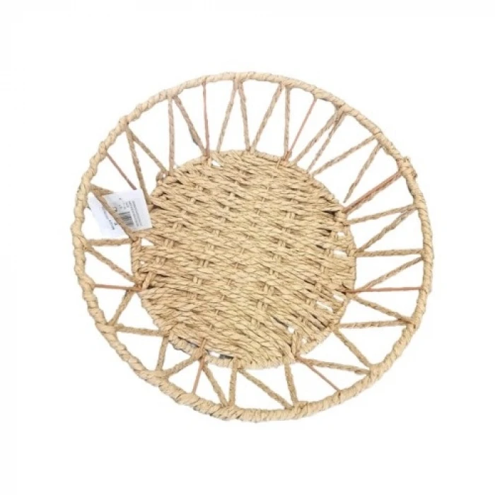 ieg™ Doğal Örgü Yuvarlak Sepet