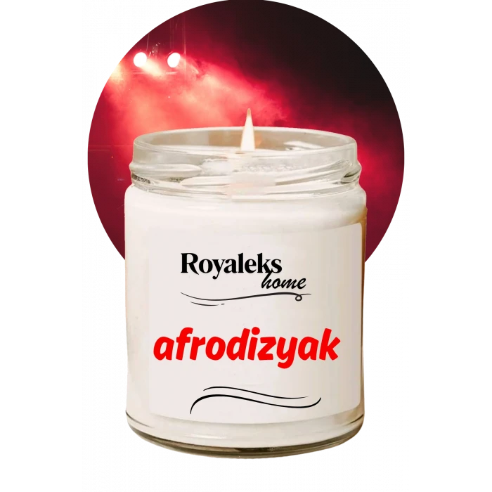 İEG Doğal Özel Seri Kokulu Dekoratif Kavanoz Mum 210 cc - Afrodizyak - RYL