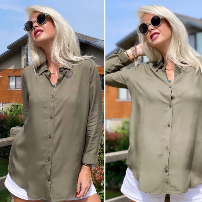 ieg™ Dokuma Viskon Kumaş Efsane Gömlek