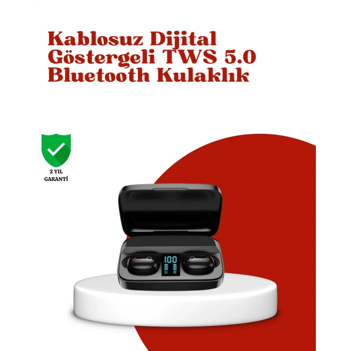 ieg™ Dokunmatik Kontrollü Abs Malzemeli Bluetooth Kulaklık + Yüksek Kapasiteli Kutu