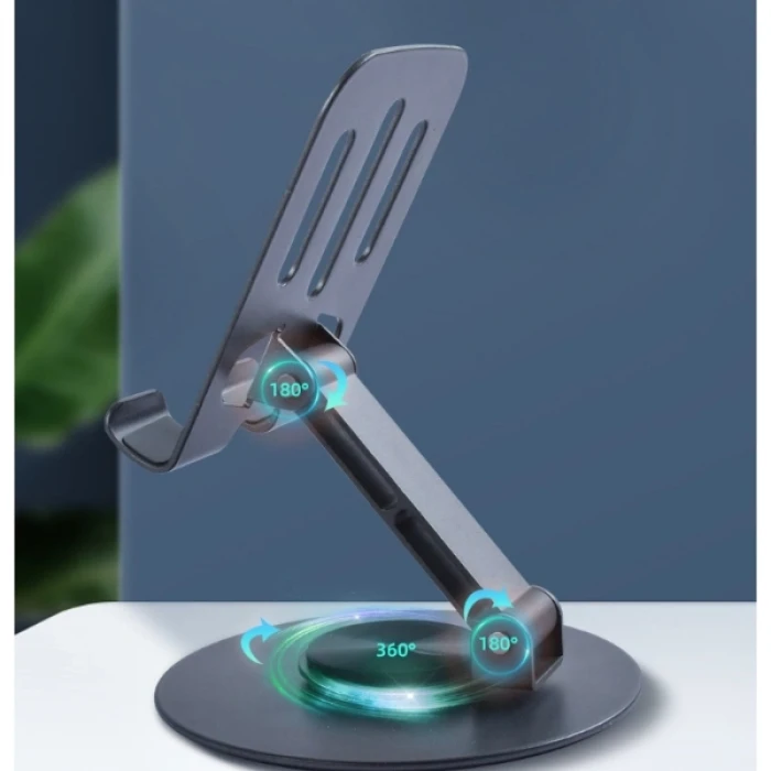 ieg™ Dönebilir ve Katlanabilir Masaüstü Metal Telefon Tutucu