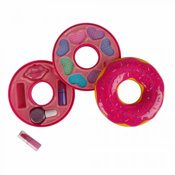 ieg™ Donut Şekilli 2 Katlı Makyaj Güzellik Seti