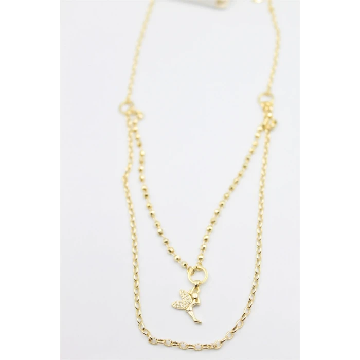 ieg™ Dorika Zincir Melek Kolye - Altın