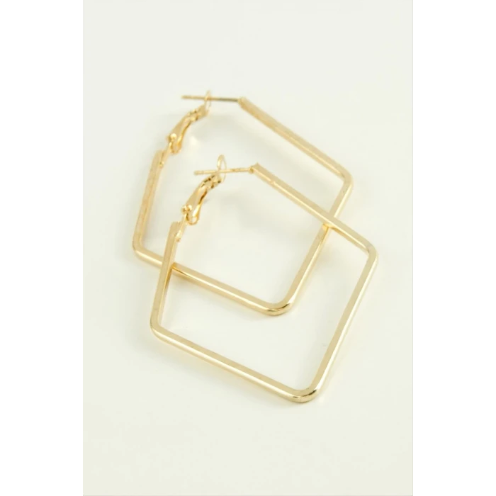 ieg™ Dörtgen Halka Küpe 7 cm