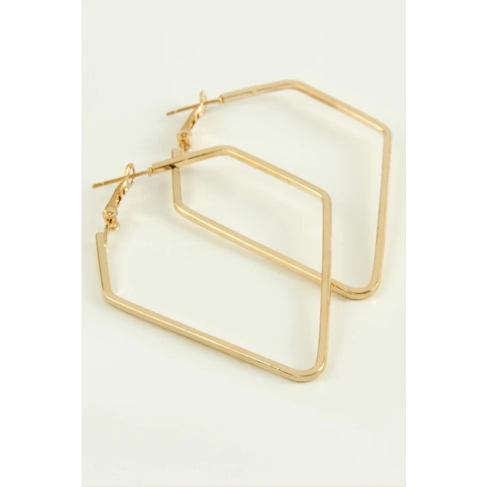 ieg™ Dörtgen Halka Küpe 7 cm