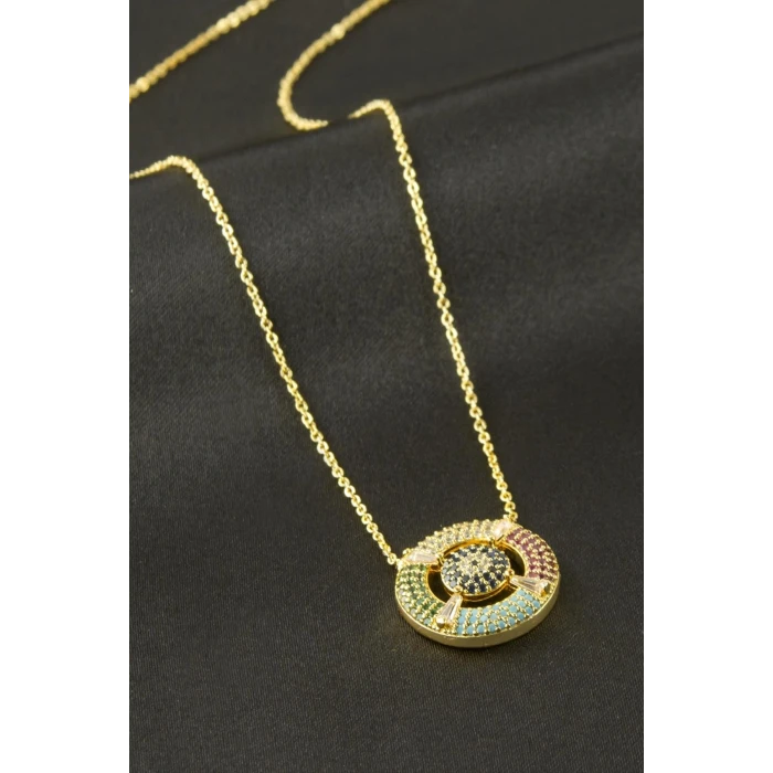 ieg™ Dümen Zirkon Taşlı Kolye