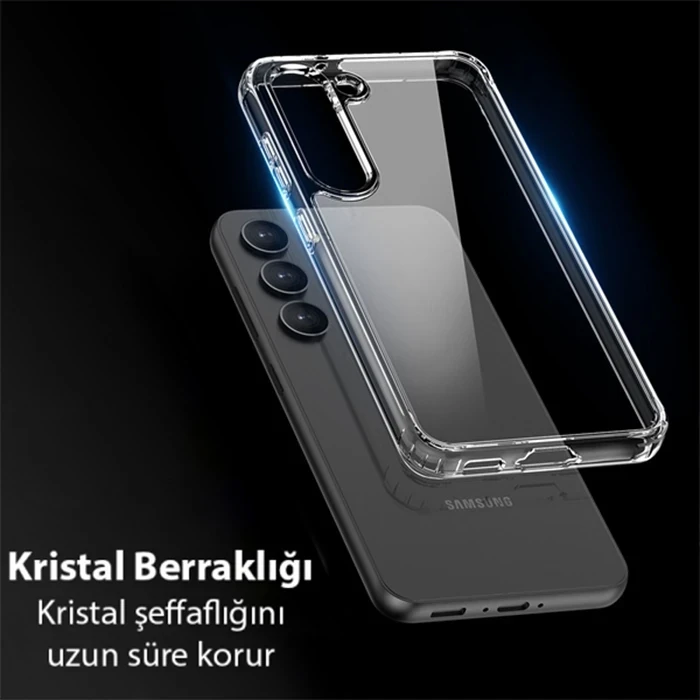 ieg™ Dux Ducis Sm Galaxy S23 Plus Clin Series Shockproof Şeffaf Silikon Kılıf