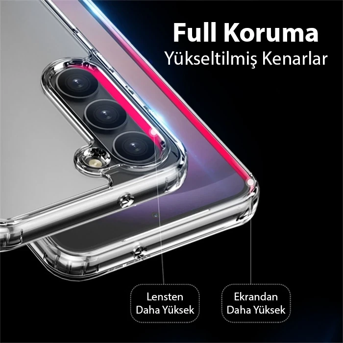 ieg™ Dux Ducis Sm Galaxy S23 Plus Clin Series Shockproof Şeffaf Silikon Kılıf