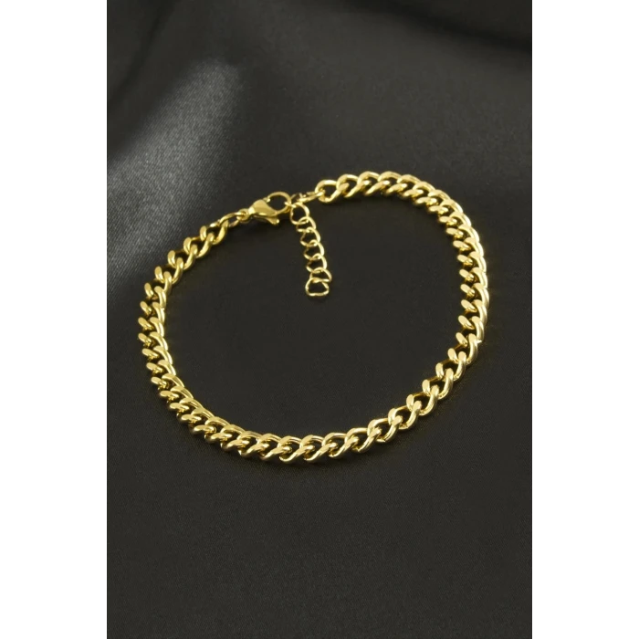 ieg™ Düz Zincir Lüks Çelik Bileklik