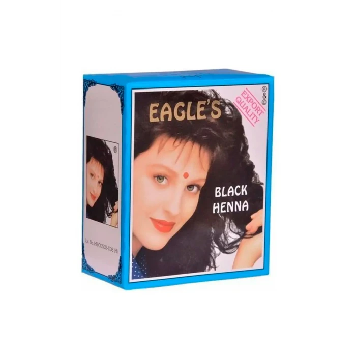 ieg™ Eagles Orijinal Hint Kınası Saç Boyası Siyah - Black Henna