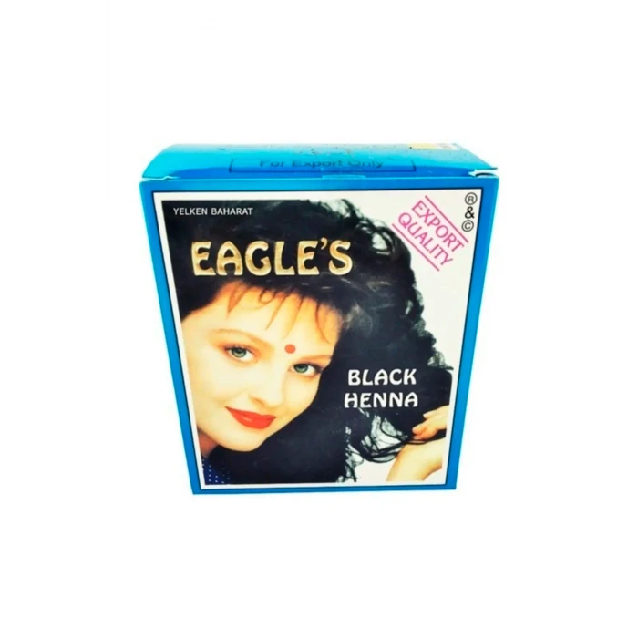 ieg™ Eagles Orijinal Hint Kınası Saç Boyası Siyah - Black Henna