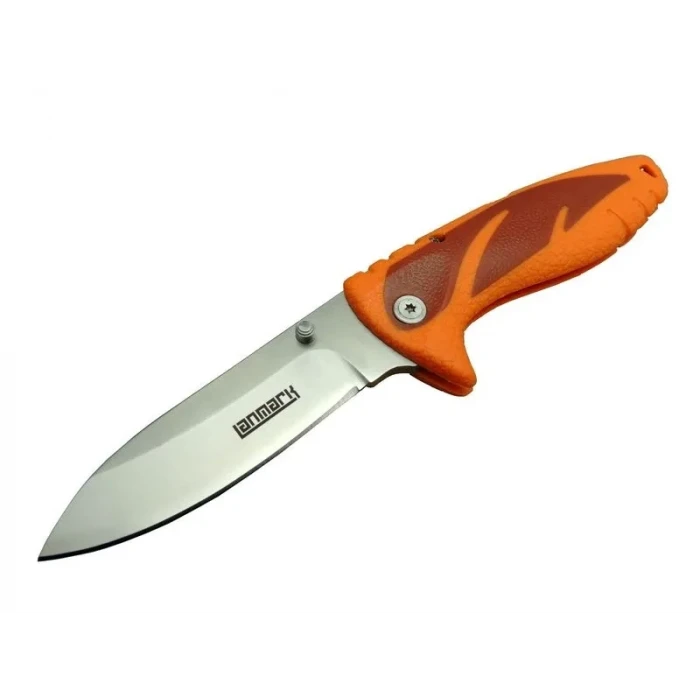 ieg™ Eco Lounge Lanmark FX 11 Turuncu Kamp Çakı 20 cm - Kauçuk Sap, Manuel Açılma