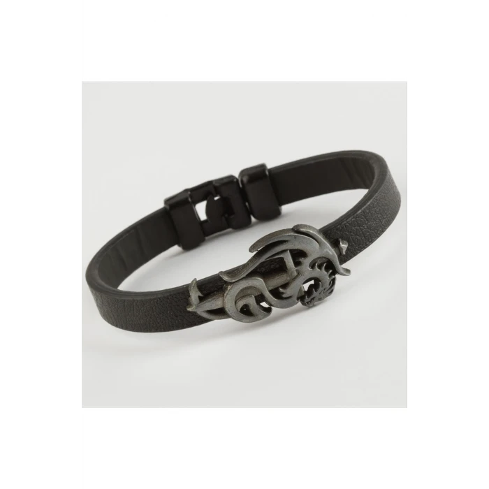 ieg™ Ejderha Kaliteli Suni Deri Bileklik