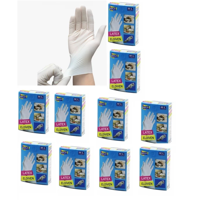 ieg™ Eldiven Latex Eldiven Muayene Eldiveni M/l 60 Adet