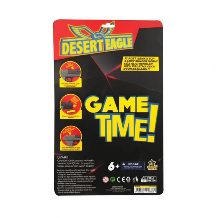 ieg™ ER-132 Dart ve Top Atan Desert Eagle Tabanca  - Erdem Oyuncak