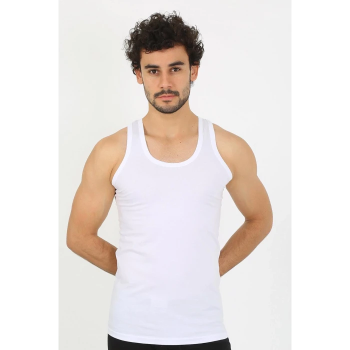 ieg ™ Erkek Beyaz Ribana Atlet