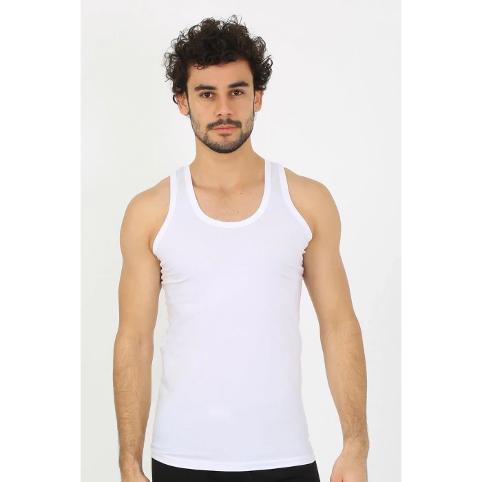 ieg ™ Erkek Beyaz Ribana Atlet