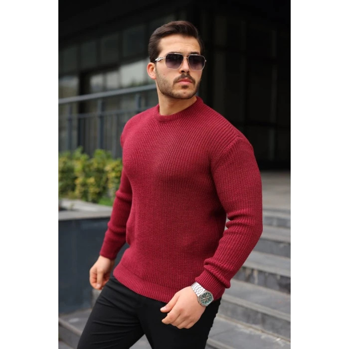 ieg™ Erkek Bisiklet Yaka Örme Kazak