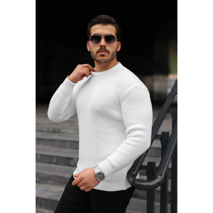 ieg™ Erkek Bisiklet Yaka Örme Kazak